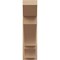 Ekena Millwork 7 1/2-in W x 26-in D x 26-in H Balboa Slat Rough Cedar Woodgrain TimberThane Outlooker, Primed Tan OUTUR075X26X26BOA24RCPR - alternate 5